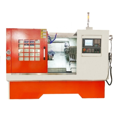 Macchina del tornio di CNC del letto di inclinazione TCK500