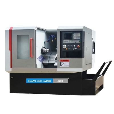Tornio inclinato automatico del metallo di CNC del letto di CK32x250 Cina da vendere