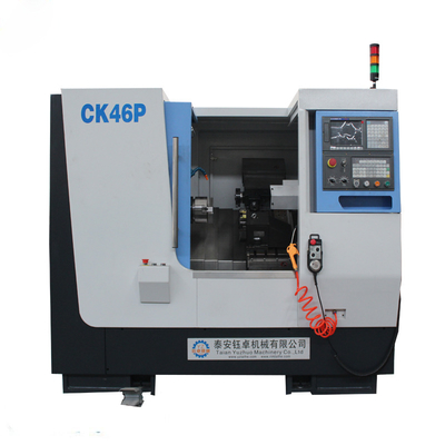 Tornio cinese di CNC del piccolo del metallo di TCK360 CK46P nuovo di alta precisione letto di inclinazione con la taglierina della mosca